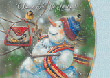 Snowmen Friends - mixed card box set with scripture